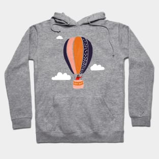 GET LOST funny hot air balloon for travel lovers and adventurers Hoodie
